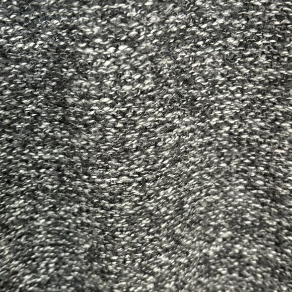 Retrofit Wms L Cowl Neck Drawstring Charcoal Gray Tunic Knit Sweater Cozycore - Picture 6 of 6